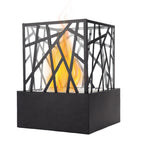 JHY DESIGN Portable Fire Pit Bowl 29cm H – Clean-Burning Bio Ethanol, Ventless, Indoor/Outdoor-1