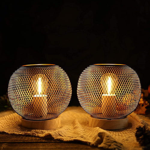 (Set of 2) 7.5''High Battery Powered Table Lamp