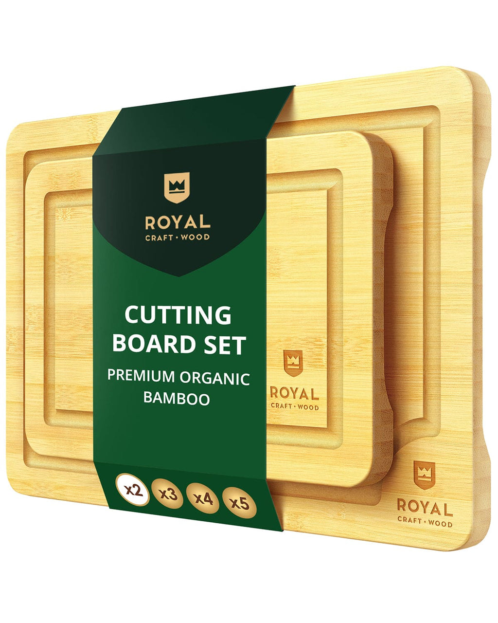Cutting Board Set of 2, Bamboo-0