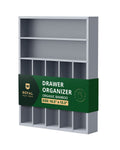 Basic Silverware Drawer Organizer, Gray-0