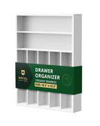 Basic Silverware Drawer Organizer, White-0