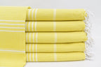 Bright Yellow Monaco Turkish Towel – Lightweight Quick Dry Beach & Bath Towel, Luxury Turkish Cotton Spa Towel, Travel & Pool Towel-0