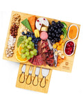 Cheese Board Set w/knives, 16.5“x11”-0