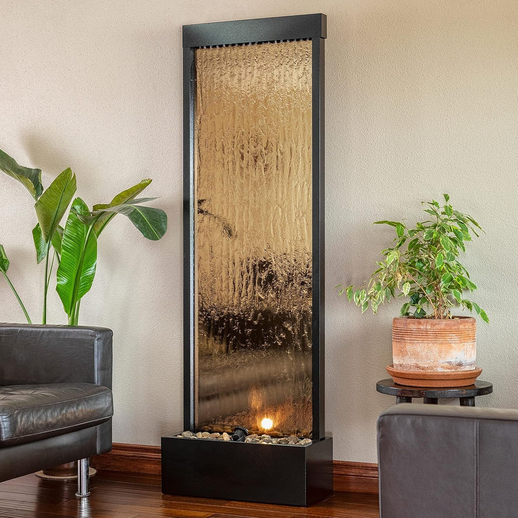 72 Inches Indoor Outdoor Mirror Waterfall Fountain-1