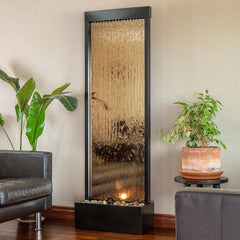 72 Inches Indoor Outdoor Mirror Waterfall Fountain-1
