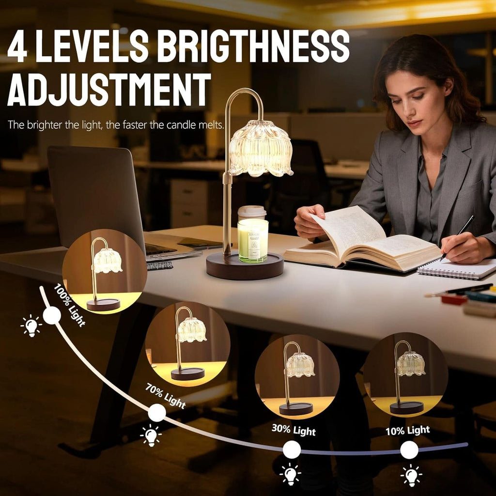 Fragrance Candle Warmer Lamp With Adjustable Timer