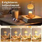 FullyAdjustable Crystal Candle Warmer Lamp With Timer