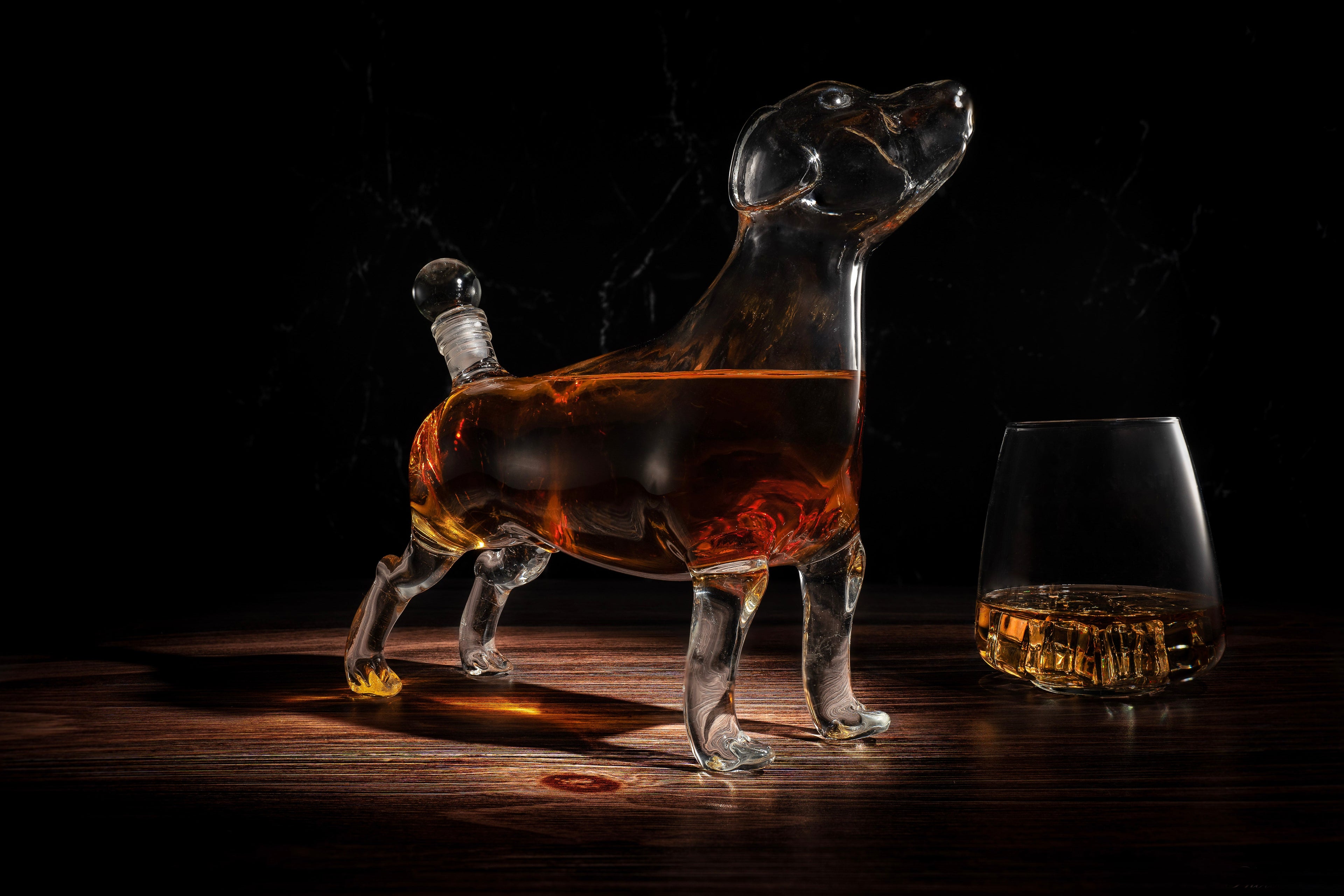 Dog Animal Wine & Whiskey Decanter - 500ml