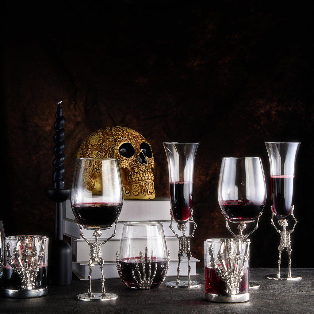 Skeleton Whiskey Glass Tumbler | Single | 10oz-2