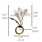 Maison Charlô | Astromelia Flower Napkin Rings for thanksgiving, events, party, wedding-2