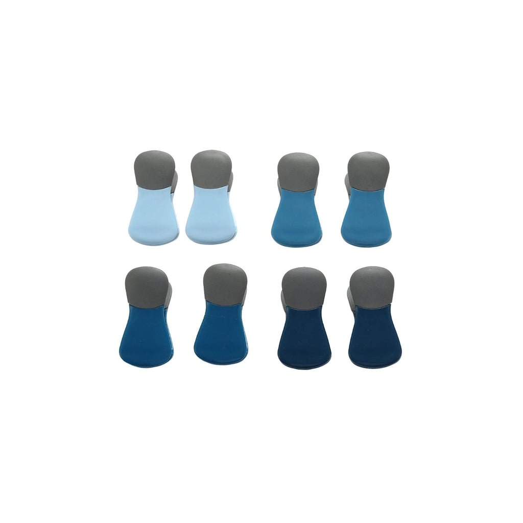 8-Piece Magnetic Bag Clip Set, Blue-2