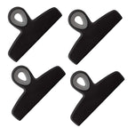 4-Piece Bag Clip Set, Black-2