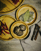 Bamboo Round Plate 4" inch | For Appetizers-4