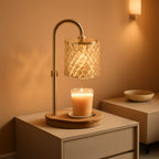 Electric Candle Warmer With Adjustable Height Dimmer