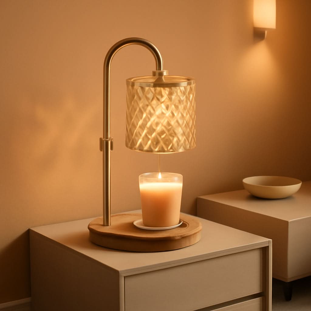 Electric Candle Warmer With Adjustable Height Dimmer