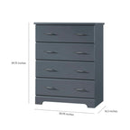 Brookside 4 Drawer Dresser Gray Greenguard Gold Certified-2