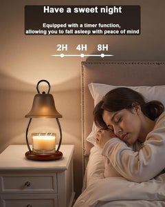 Industrial Black Stainless Candle Warmer Lamp Timer