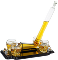 Ice Hockey Wine & Whiskey Decanter Set, 750ml-0