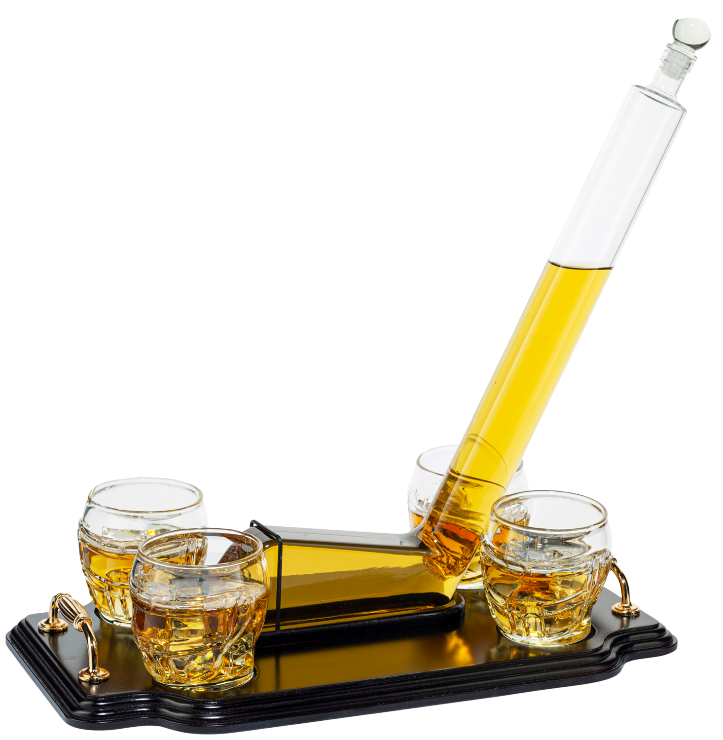 Ice Hockey Wine & Whiskey Decanter Set, 750ml-0