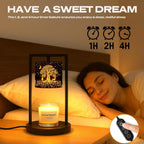 Candle Warmer Lamp With Programmable Dimmer Brightness
