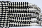 BUBBLE BLACK TERRY TURKISH TOWEL-0
