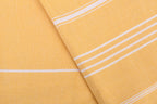 Mustard Monaco Turkish Towel – Lightweight Quick Dry Beach & Bath Towel, Luxury Turkish Cotton Spa Towel, Travel & Pool Towel-1