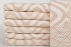 IKAT BEIGE TURKISH THROW-1