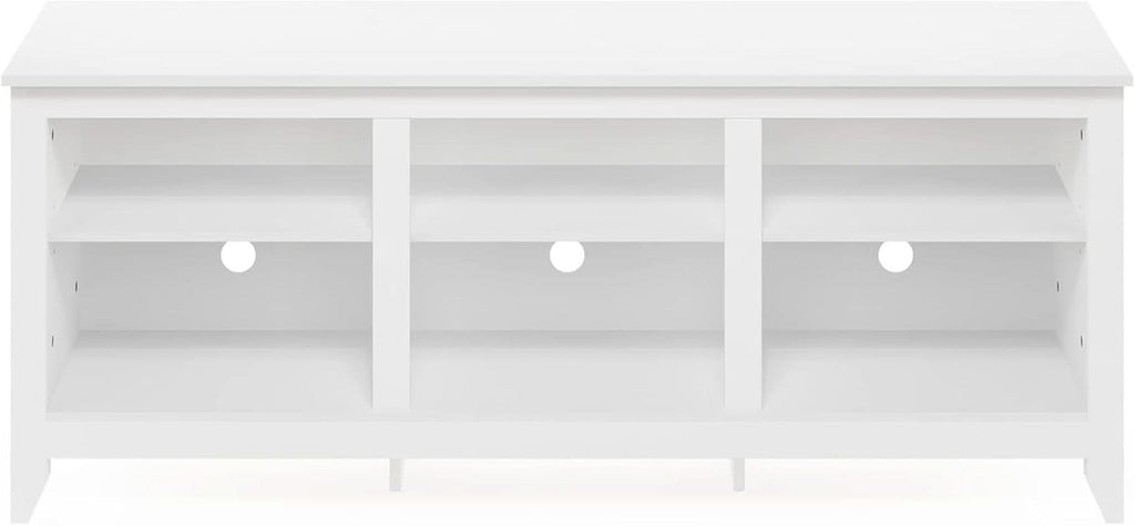Jensen 65 Inch White Entertainment Center With TV Stand-3