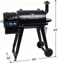 ZPG450A Pellet Grill Smoker 459 Sq In PIDV21 Controller-0