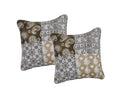 DaDa Bedding Set of 2 Bohemian Patchwork Moroccan Paisley Dreams Throw Pillow Covers, 18" (JHW885)-0
