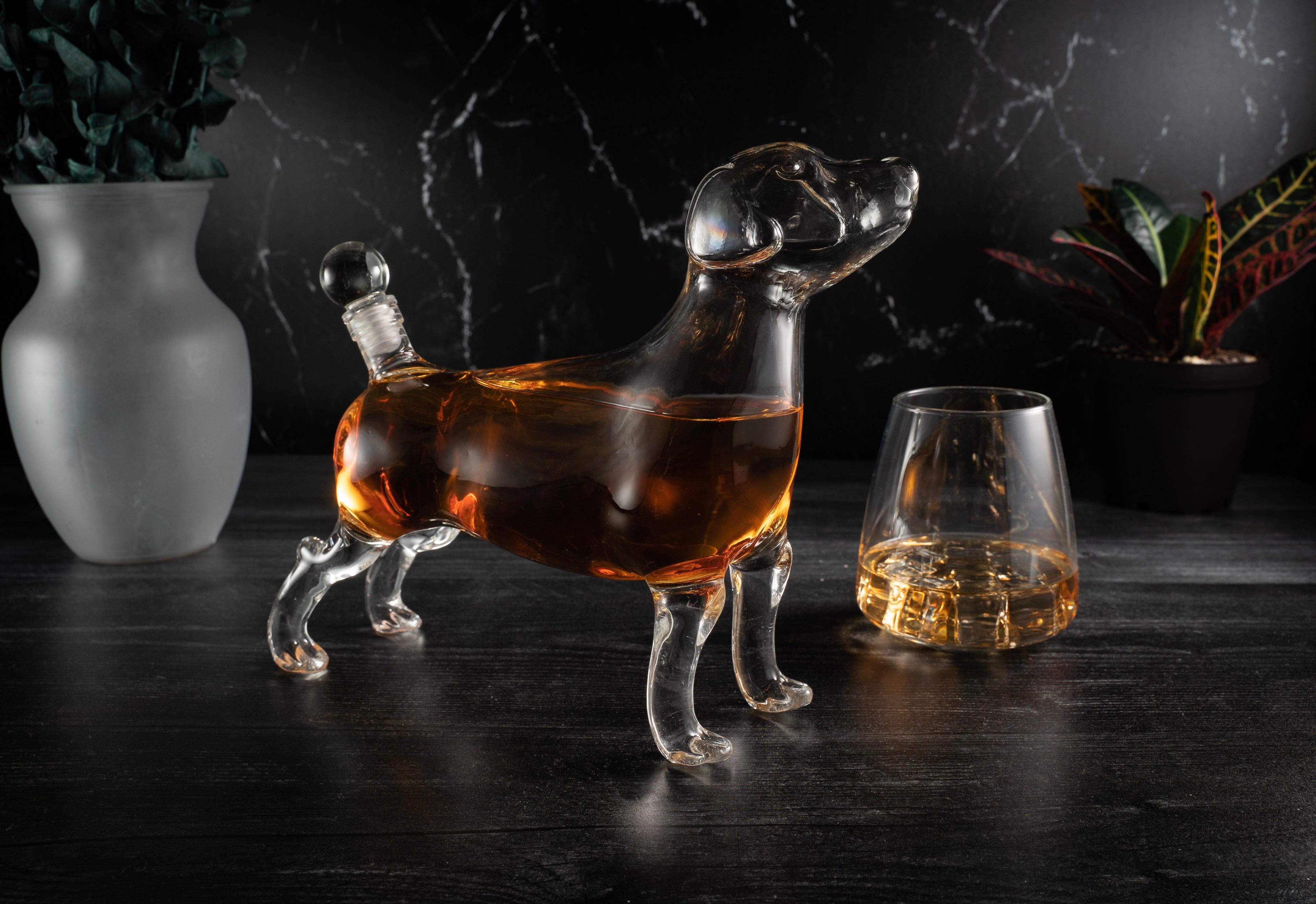 Dog Animal Wine & Whiskey Decanter - 500ml