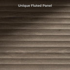 Modern Buffet Cabinet With Wave Panel Doors Large Storage-3