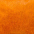 18" Orange Cowhide Throw Pillow-3