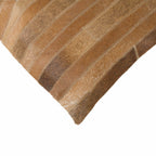 18" Brown Cowhide Throw Pillow-2