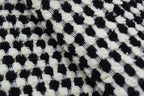 BUBBLE BLACK TERRY TURKISH TOWEL-2