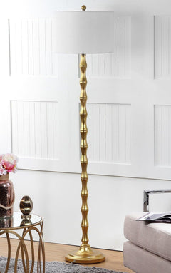 Sixty Four Inch Premium Quality Antique Gold Floor Lamp Metal-1
