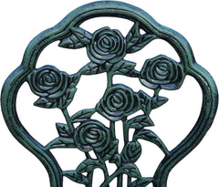 Cast Aluminum Conversation Set Antique Green Patio-2