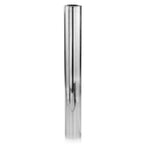 48" Silver Cylinder Aluminum Floor Vase-1