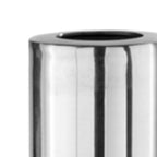 48" Silver Cylinder Aluminum Floor Vase-4