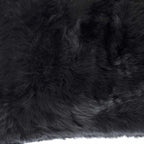 12" X 20" Black Wool Throw Pillow-7