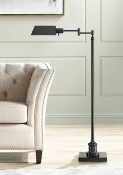 Dark Bronze Farmhouse Adjustable Floor Lamp 54Inch-0