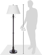 Spyglass Floor Lamp Bronze Finish TwoBulbs Lighting-4