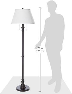 Spyglass Floor Lamp Bronze Finish TwoBulbs Lighting-4