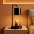 Dimmable Candle Warmer Lamp With Timer Control Black
