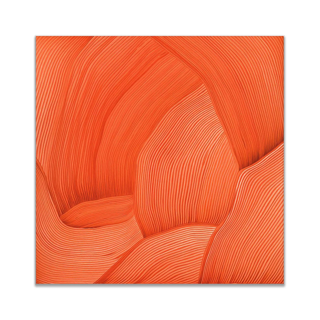 3D Line Drawing 36" x 36" Fine Art Canvas-3