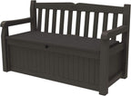 70 Gallon Outdoor Storage Bench Box for Garden Tools-0