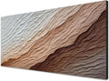 Hand Painted Textured Wave Landscape Painting 24x48-0