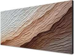 Hand Painted Textured Wave Landscape Painting 24x48-0