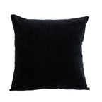 18" Black Velvet Throw Pillow-1