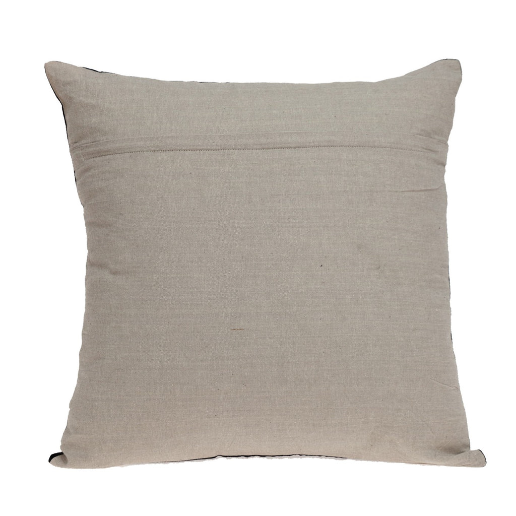 18" Black Velvet Throw Pillow-2